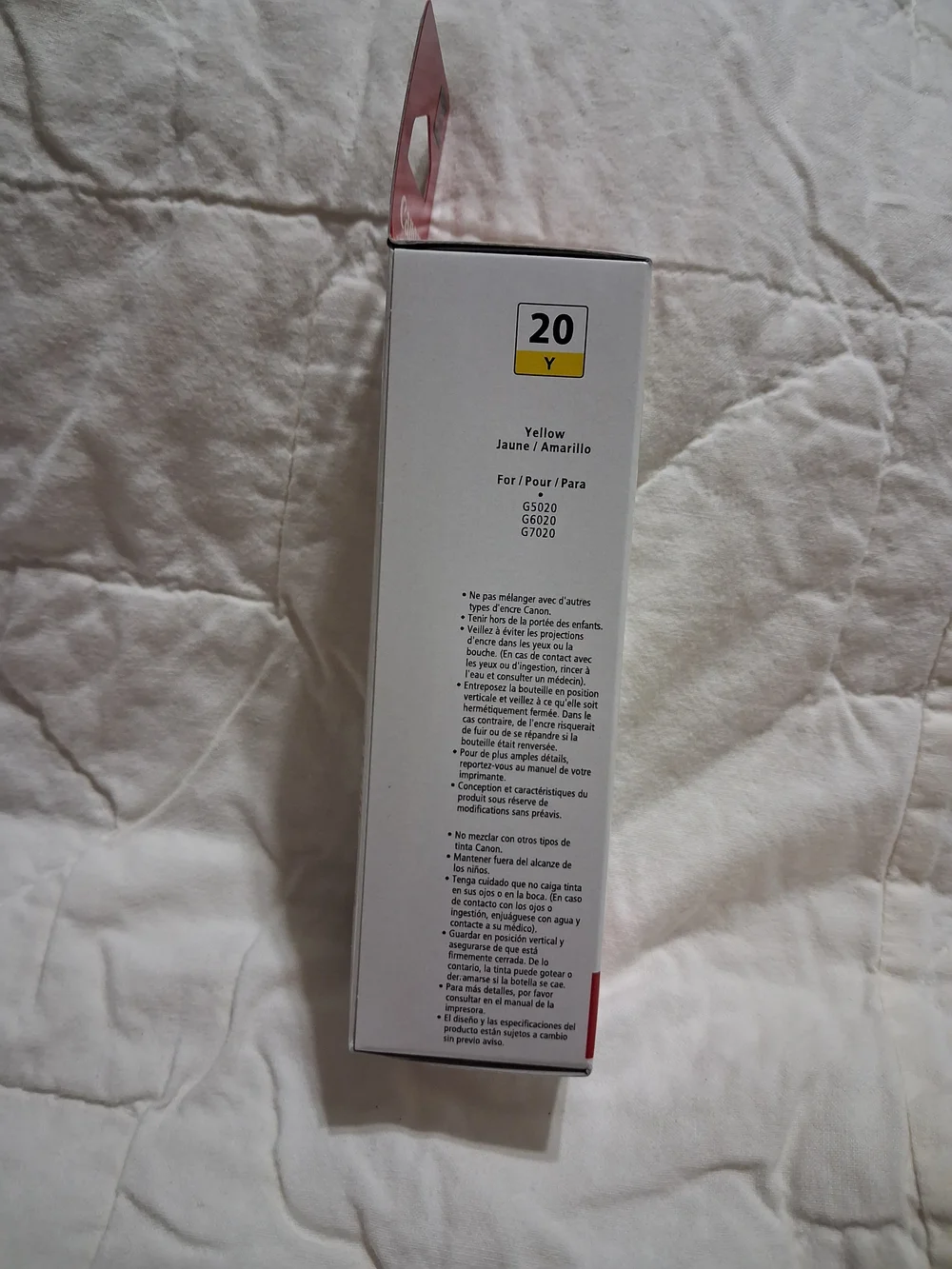Canon Yellow PIXMA 20 Ink Bottle